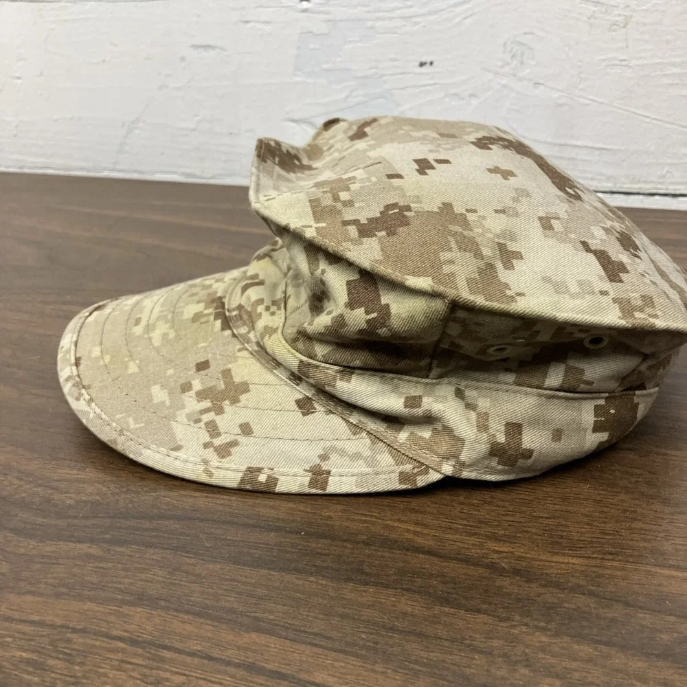 Marine Corps USMC 8 Point Desert Marpat Camouflage Cover Hat Cap Size XSmall